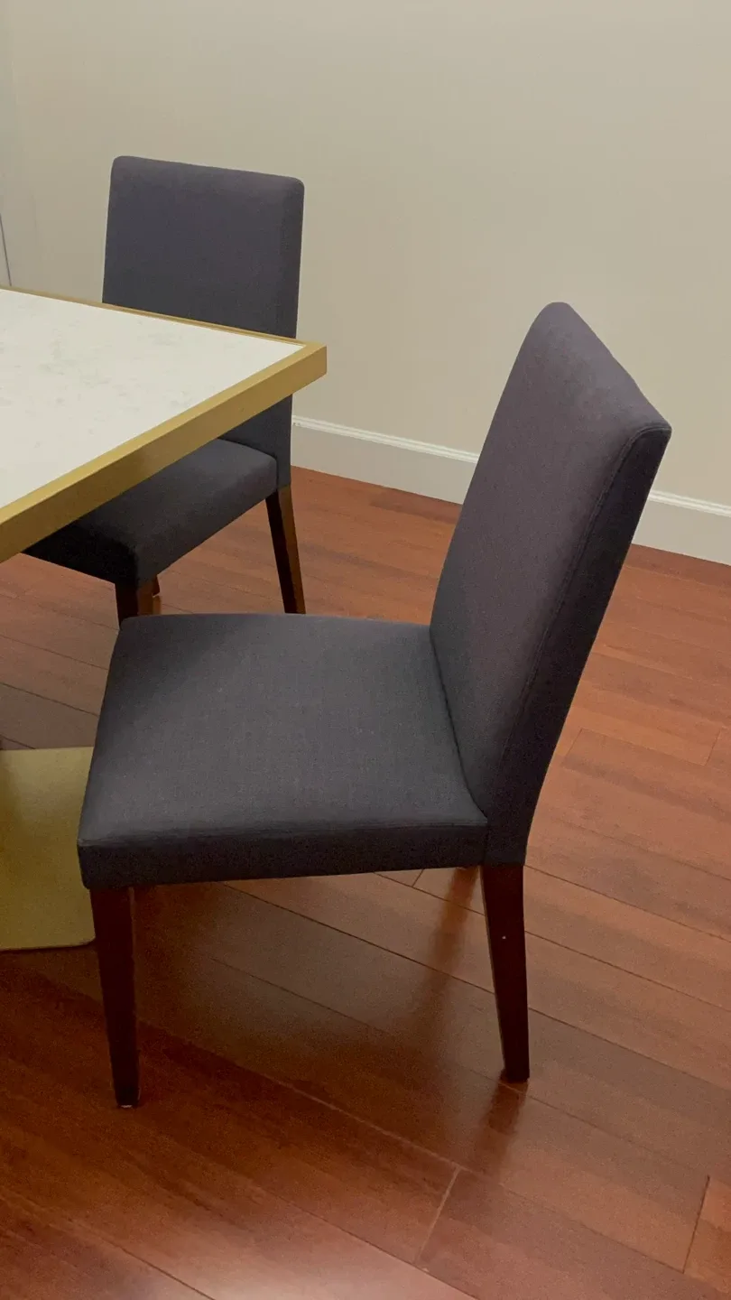 Dining Table with 4 Chairs - Dark Grey image indicator(2)