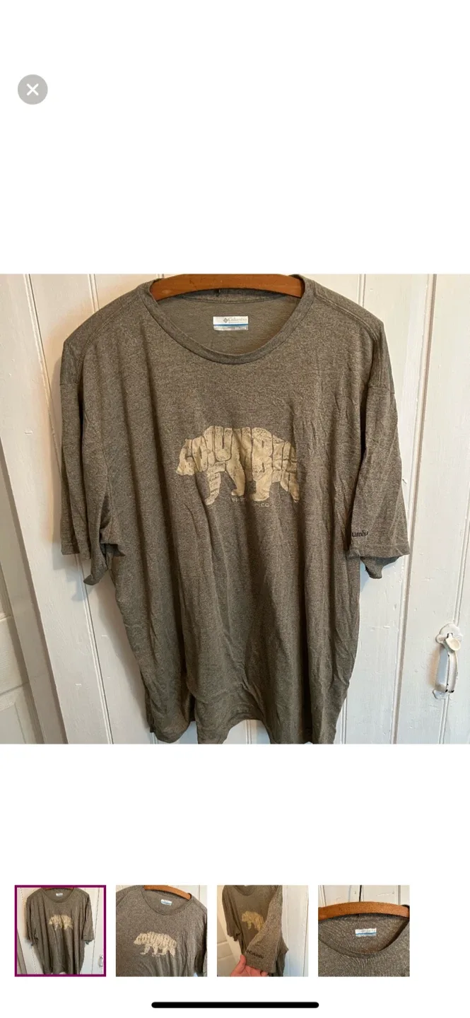 Columbia Bear Graphic T-Shirt - XXL
