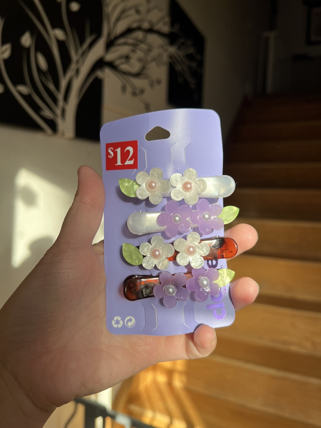 Claire's Flower Hair Clips - New