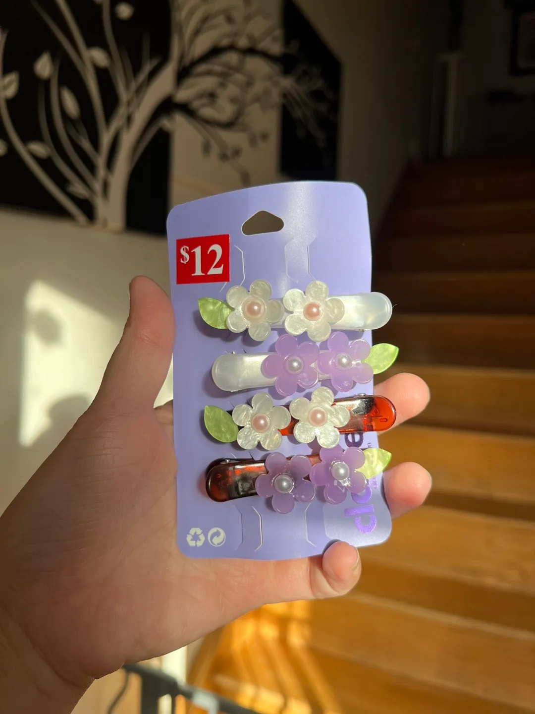 Claire's Flower Hair Clips - New