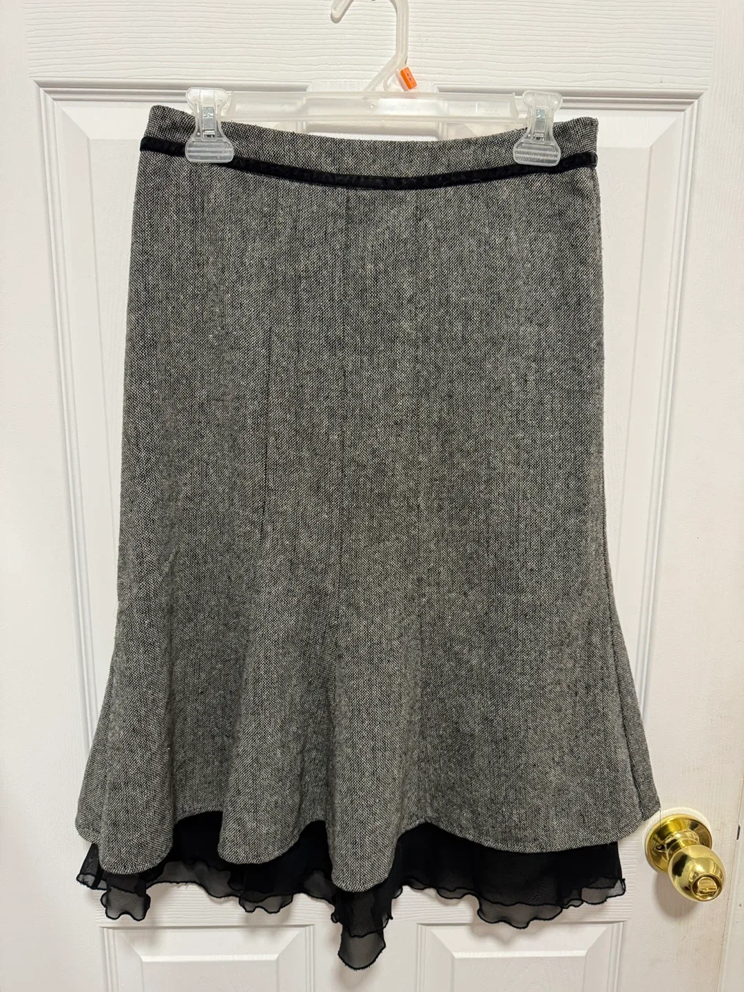 Laura Petites Grey Skirt - Size 2