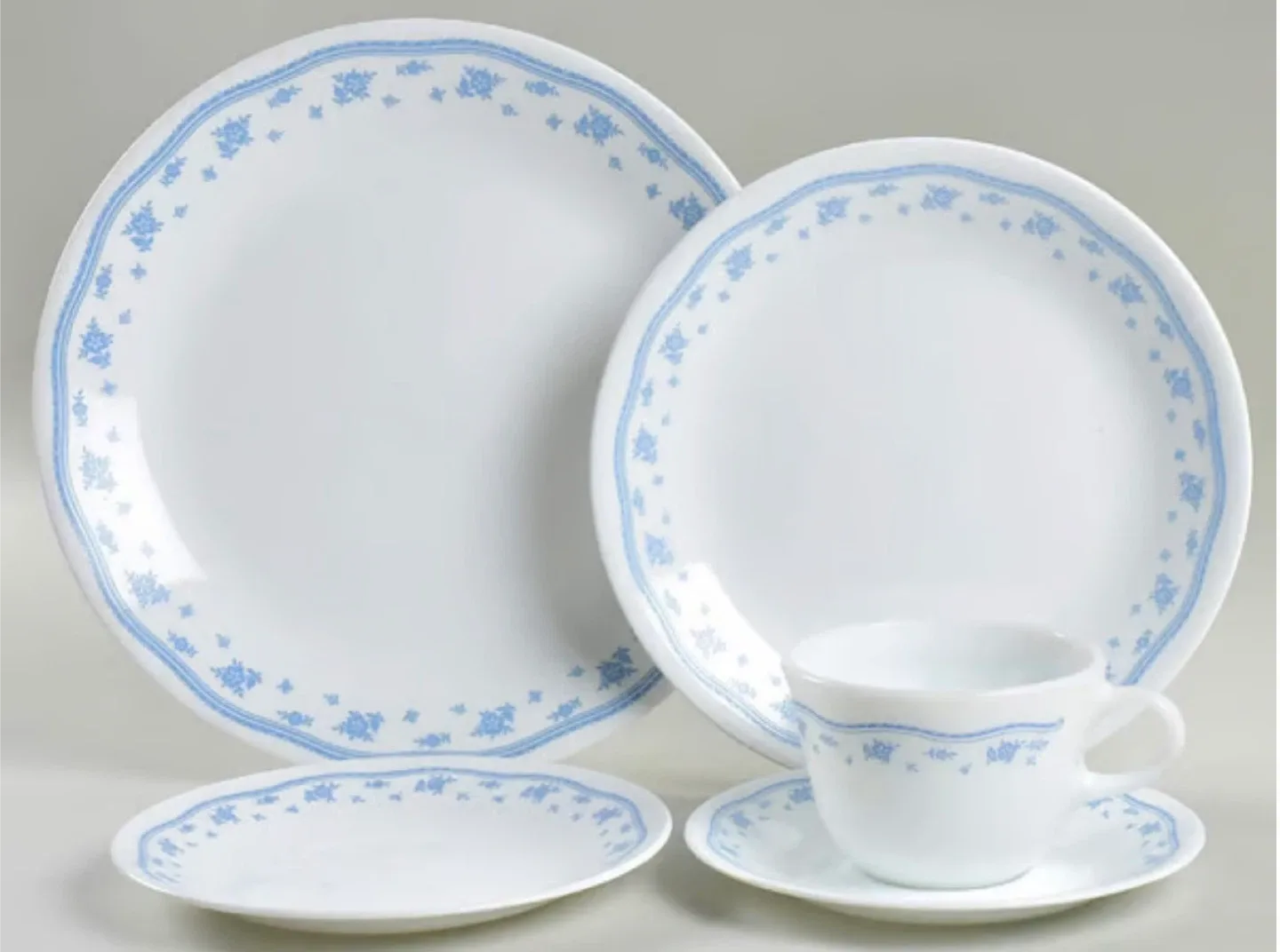 Corelle Morning blue Dinnerware