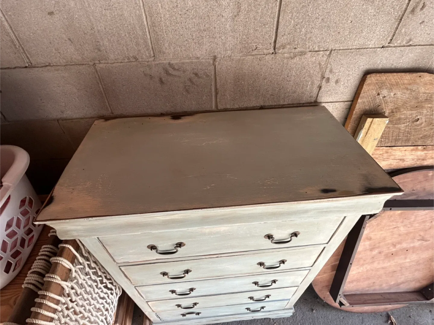 Hand Painted 5-Drawer Chest