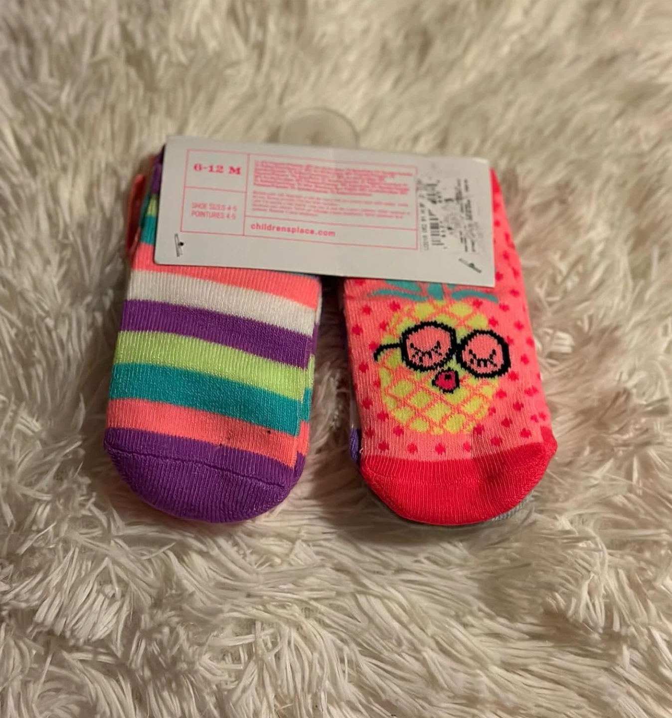 New Children's Place Ankle Socks 6-Pack (6-12M) - photo 2
