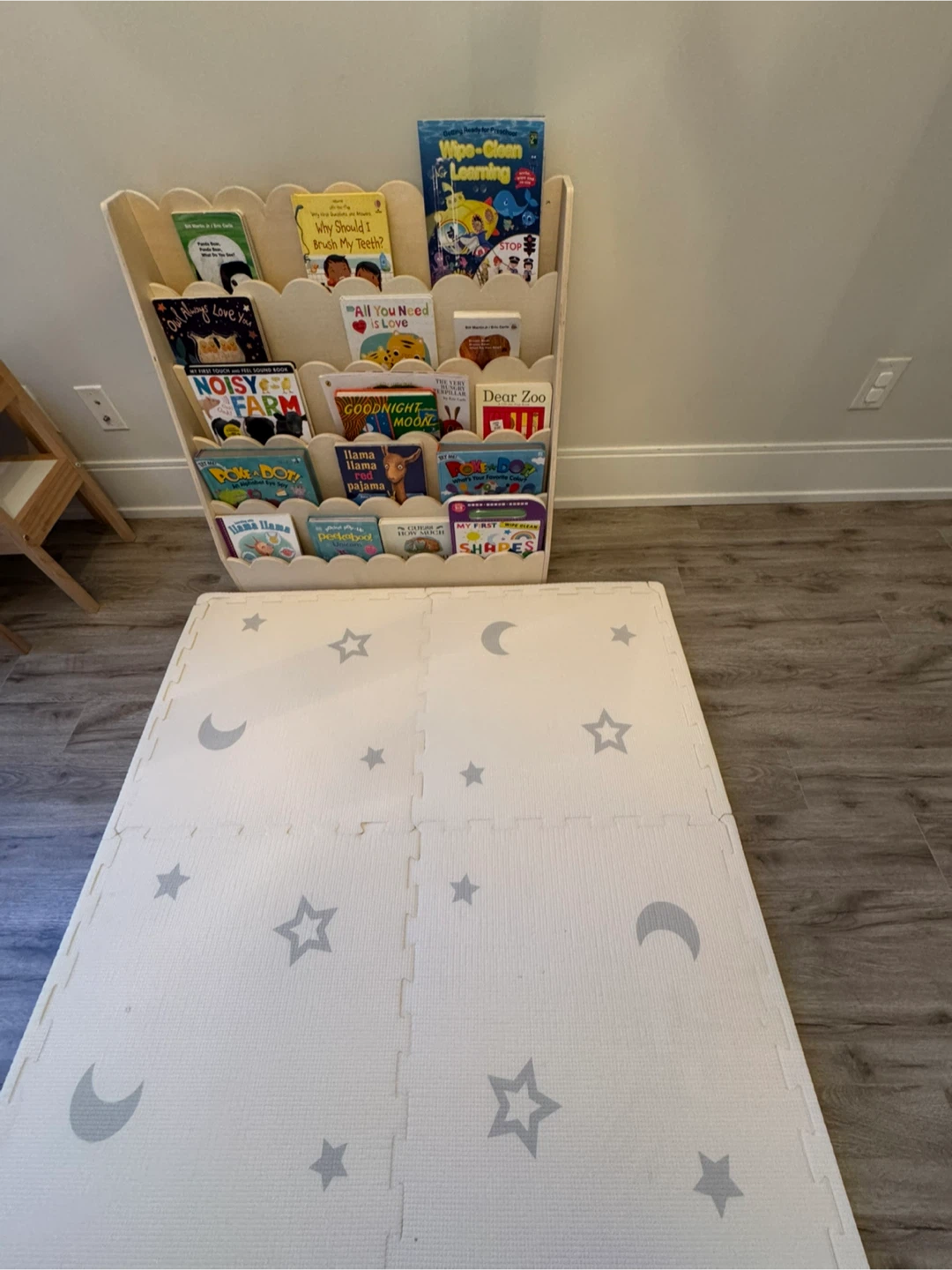 9 Square PC Foam Play Mat with Moon & Star Design - photo 2
