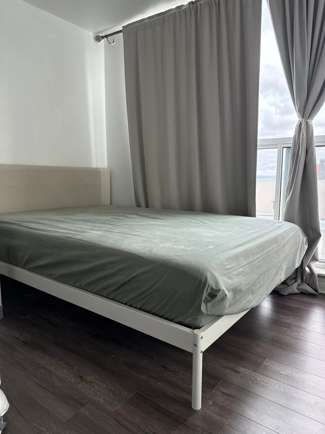 Ikea Queen sized Bed Frame and Queen sized Mattress