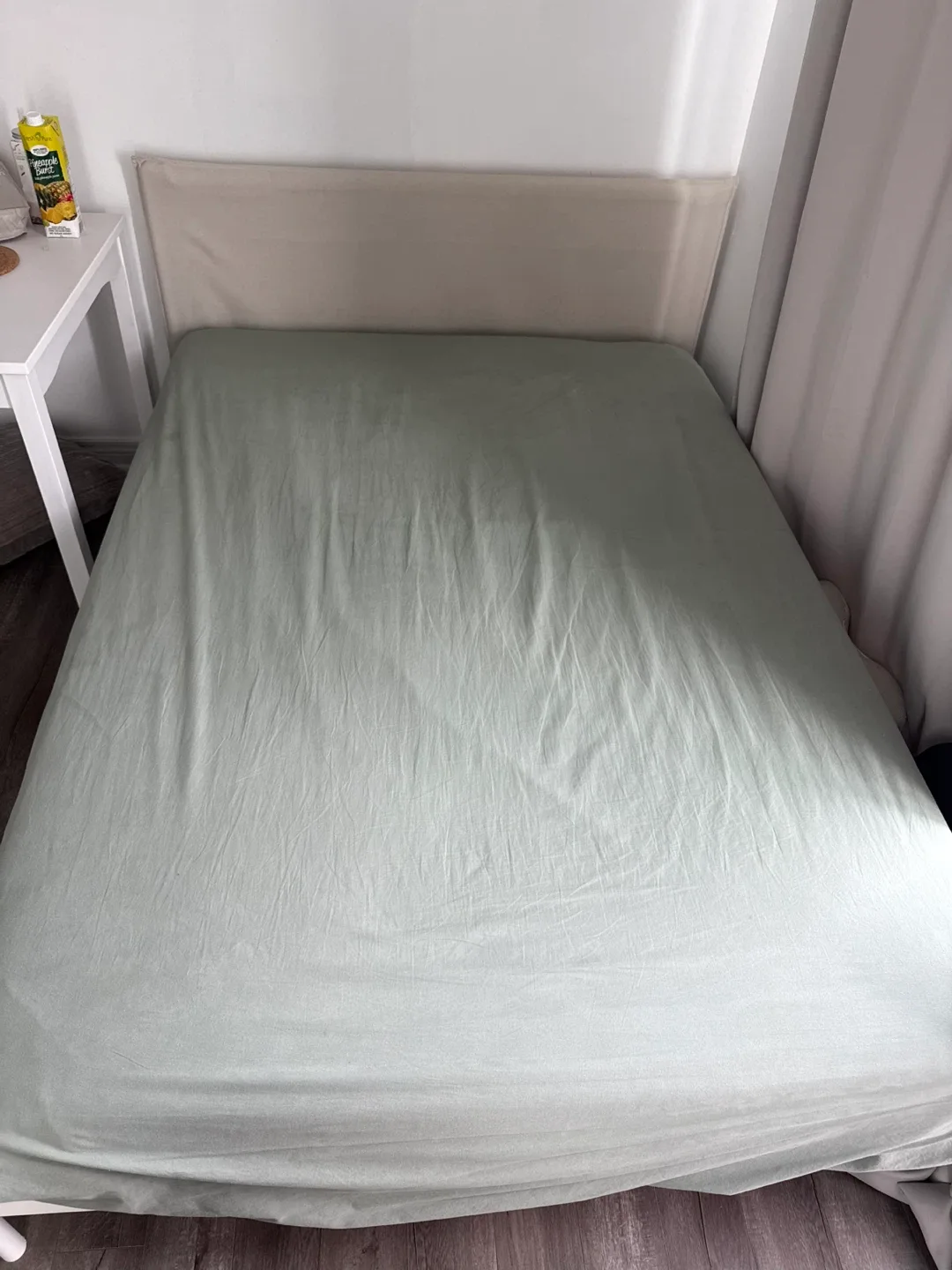 Ikea Queen sized Bed Frame and Queen sized Mattress image indicator(3)