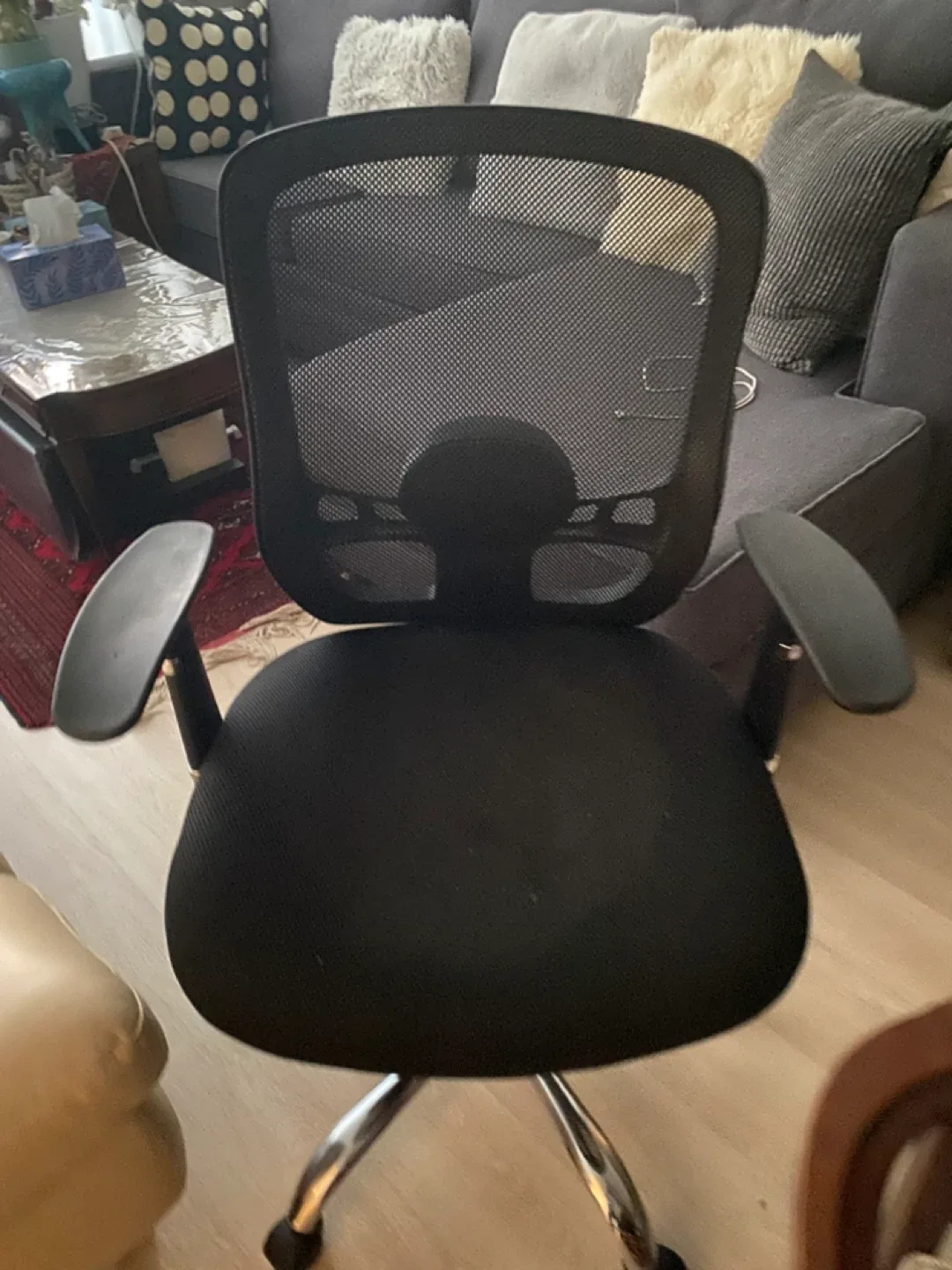 Black Mesh Office Chair image indicator(3)