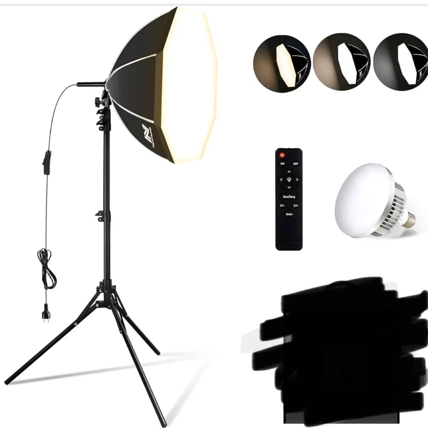 NiceFoto Softbox Lighting Kit image indicator(7)