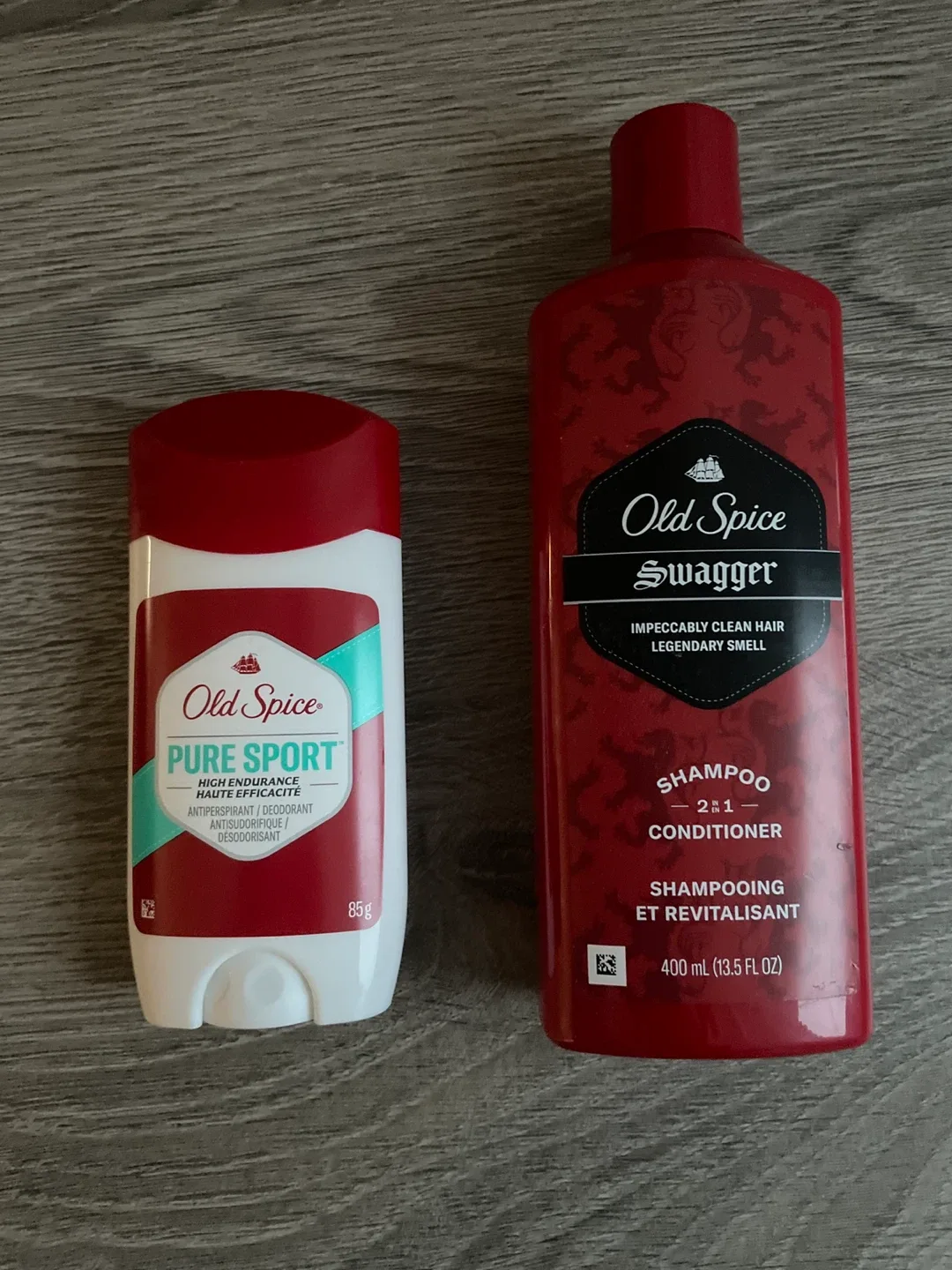 Old Spice Deodorant & Shampoo/conditioner