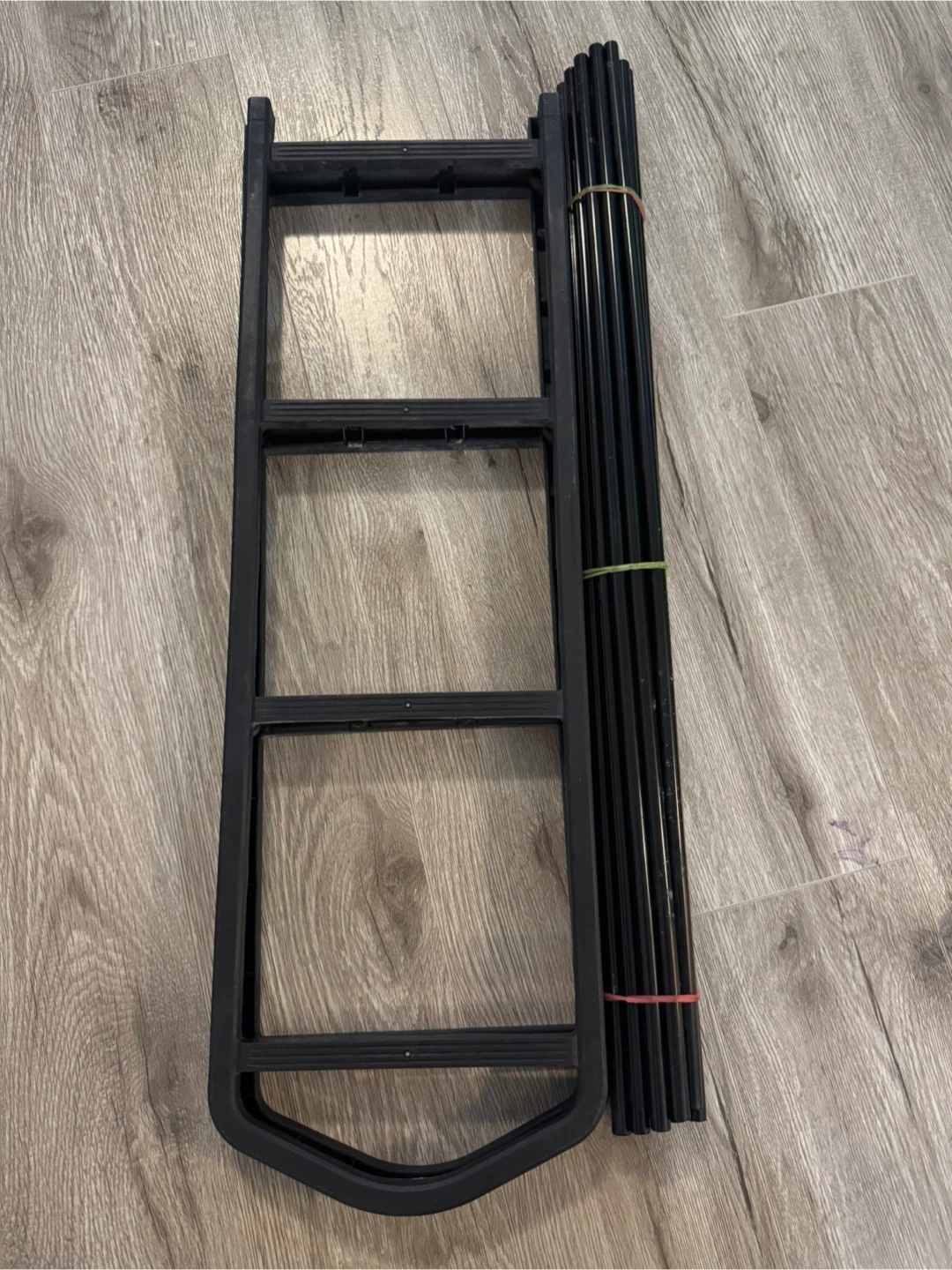 4-Tier Shoe Rack - Black - photo 2