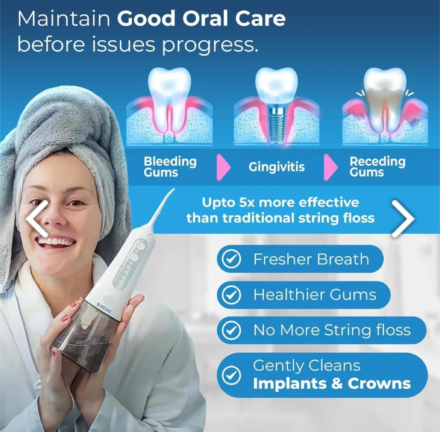 Portable Oral Irrigator image indicator(6)
