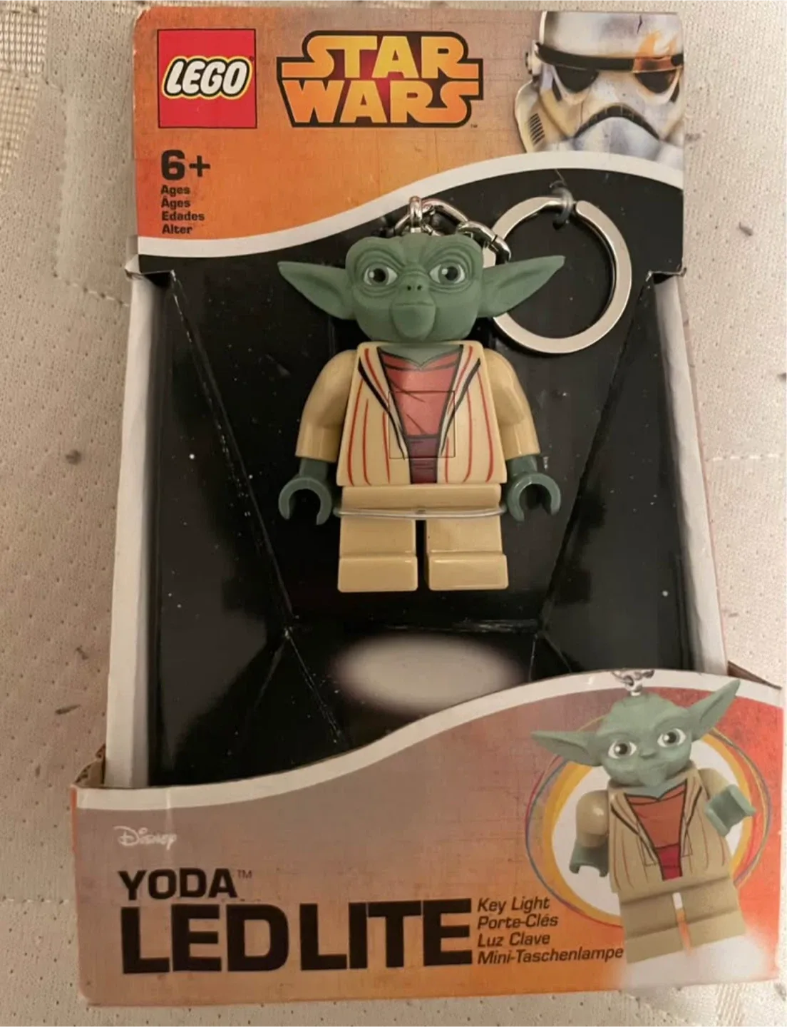 LEGO Star Wars Yoda LED Lite Keychain - New in Box!