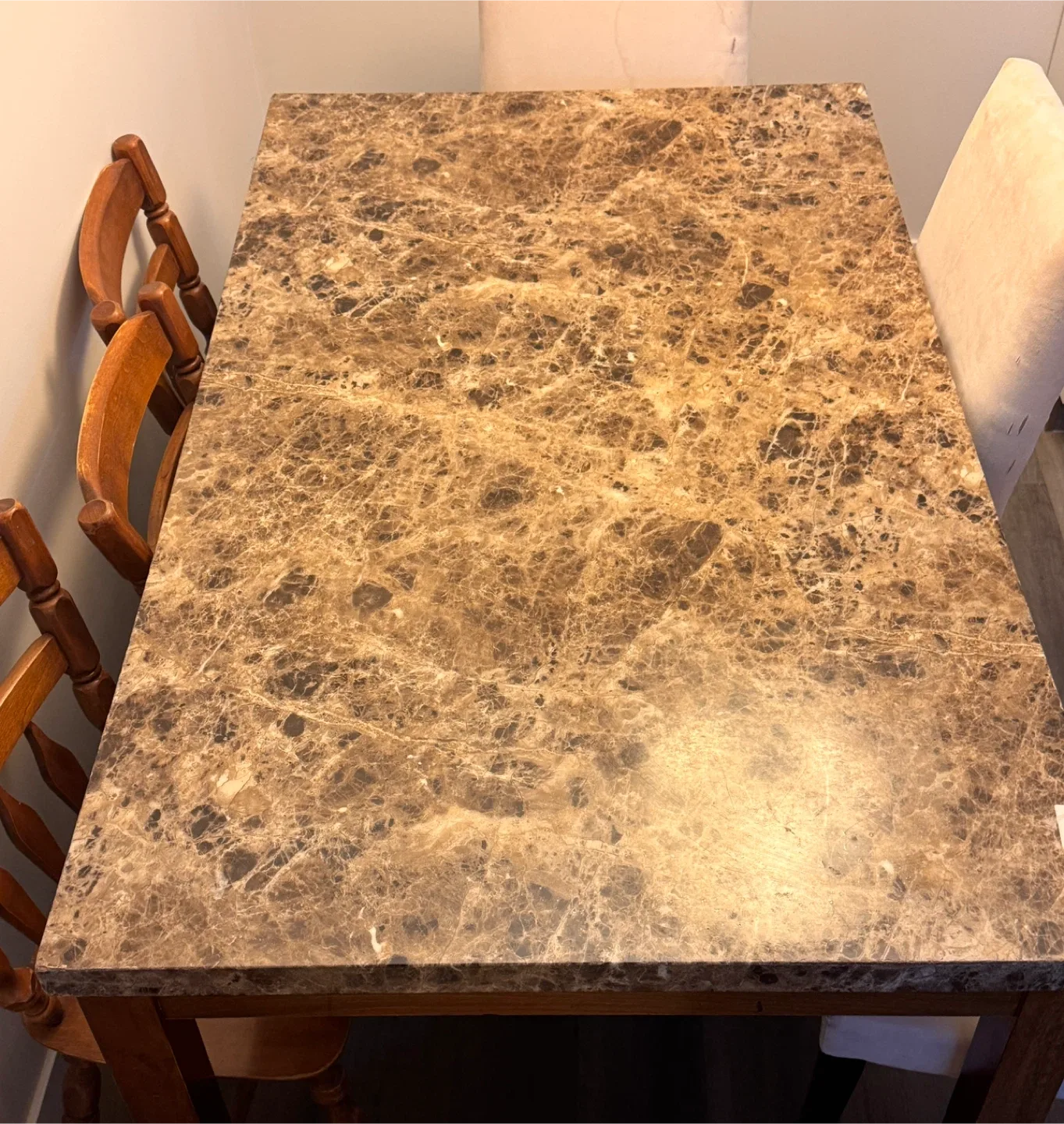 Dining Table with  3 wooden Chairs