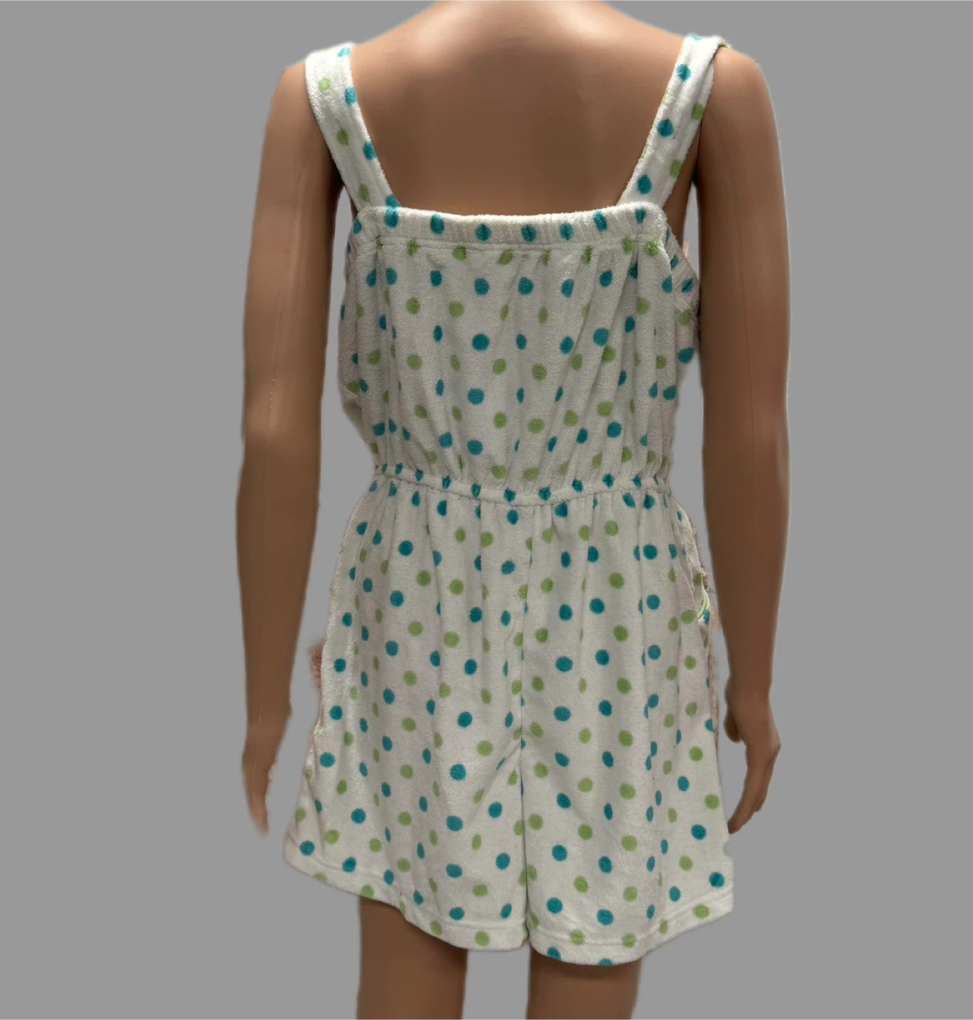 Jasmine Rose Terry Romper Polka Dot – Size L – New With Tag - photo 3