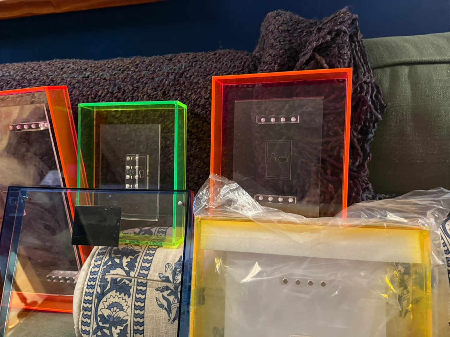 Colorful Acrylic Floating Picture Frames - new and used - photo 2