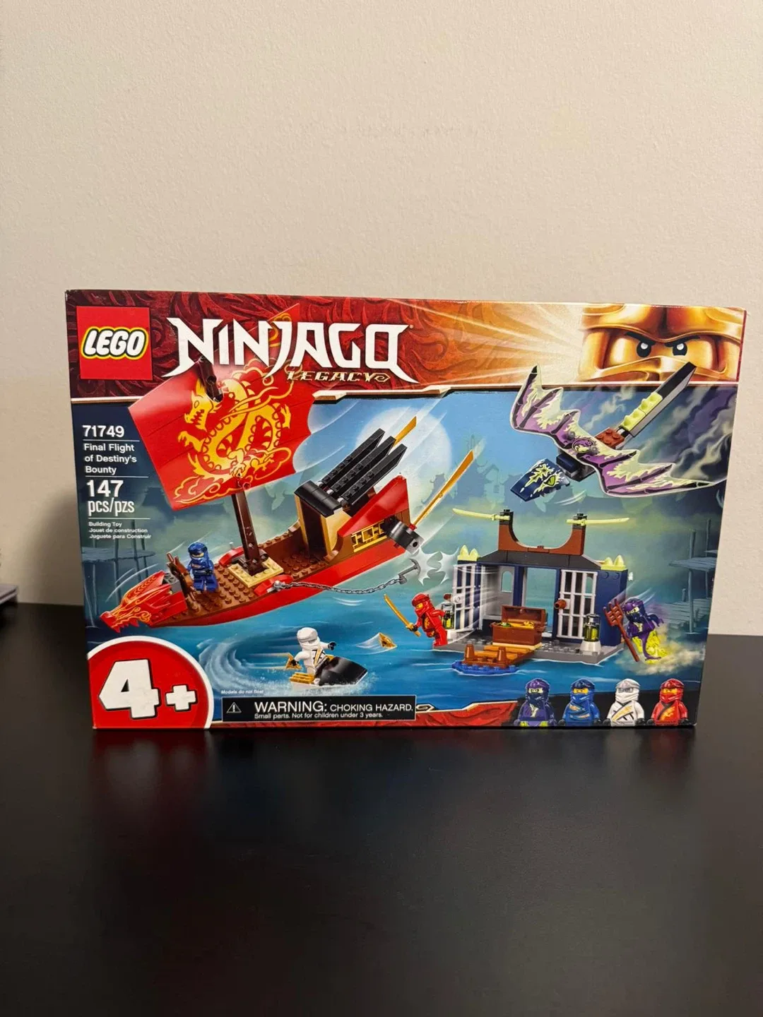 New LEGO Ninjago 71749 The Final Flight of Destiny's Bounty
