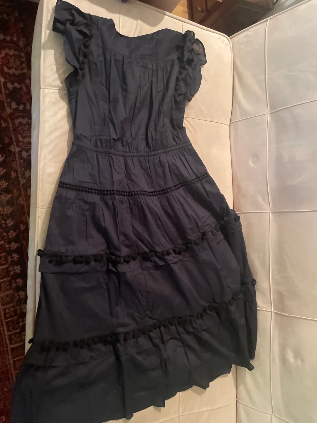 J. Crew Black Tiered Dress image indicator(2)