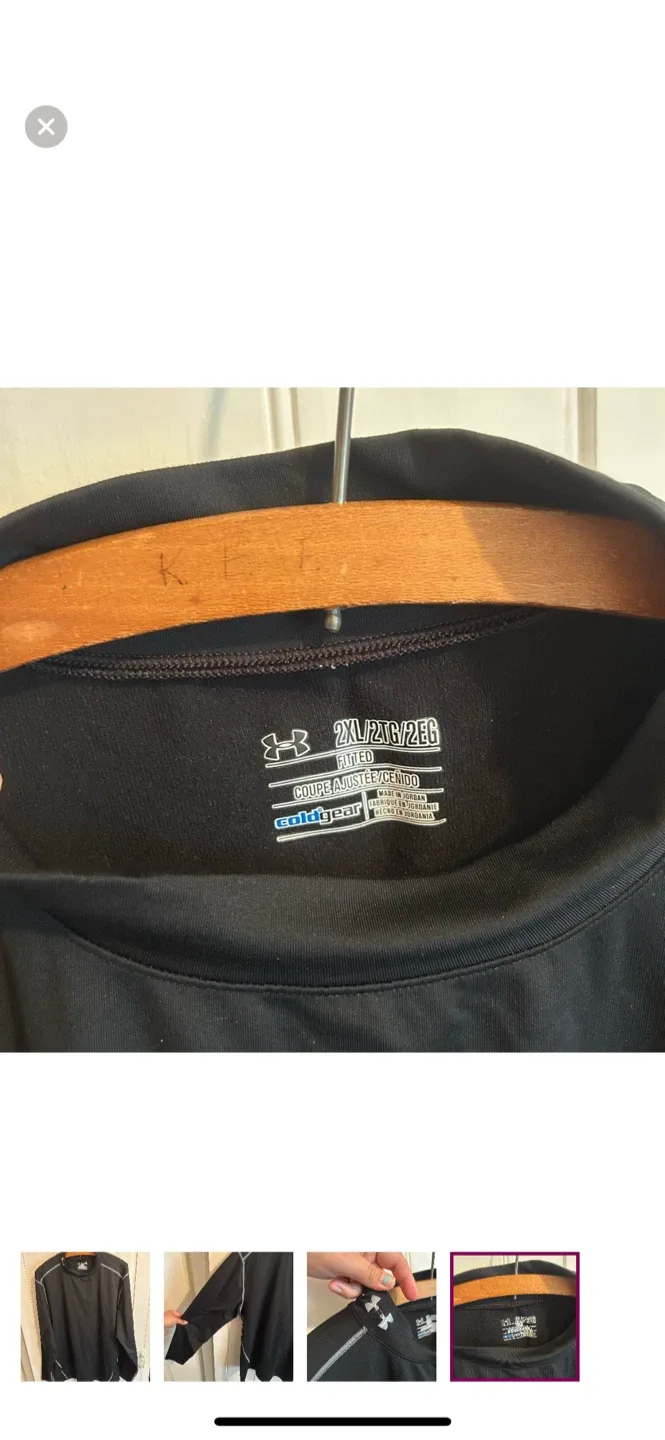 Under Armour Fitted Long Sleeve Shirt - 2XL image indicator(4)