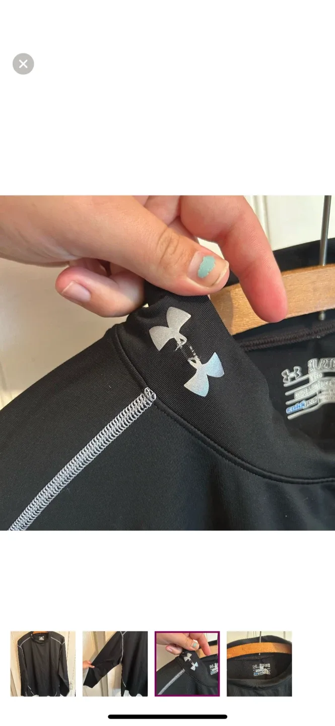 Under Armour Fitted Long Sleeve Shirt - 2XL image indicator(3)