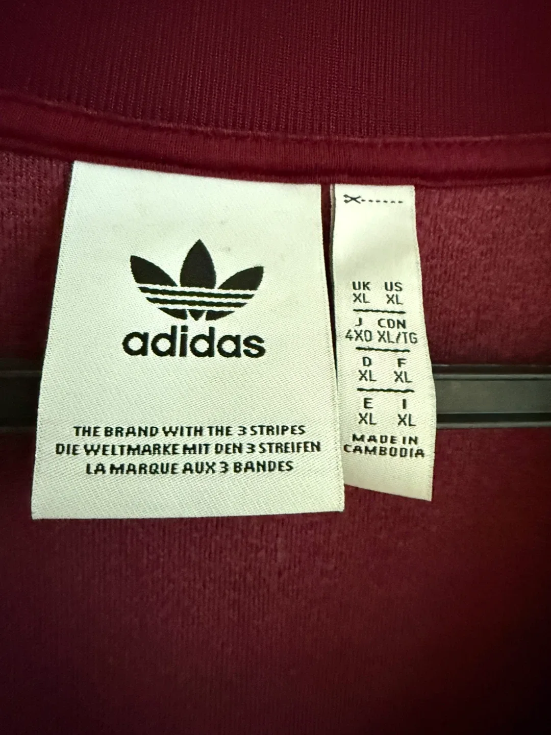 Adidas Velour Track Jacket XL image indicator(5)