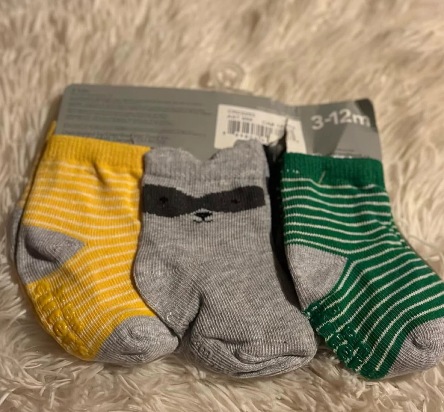 Carter's Baby Socks, 3-12 Months, 6 Pairs - photo 2
