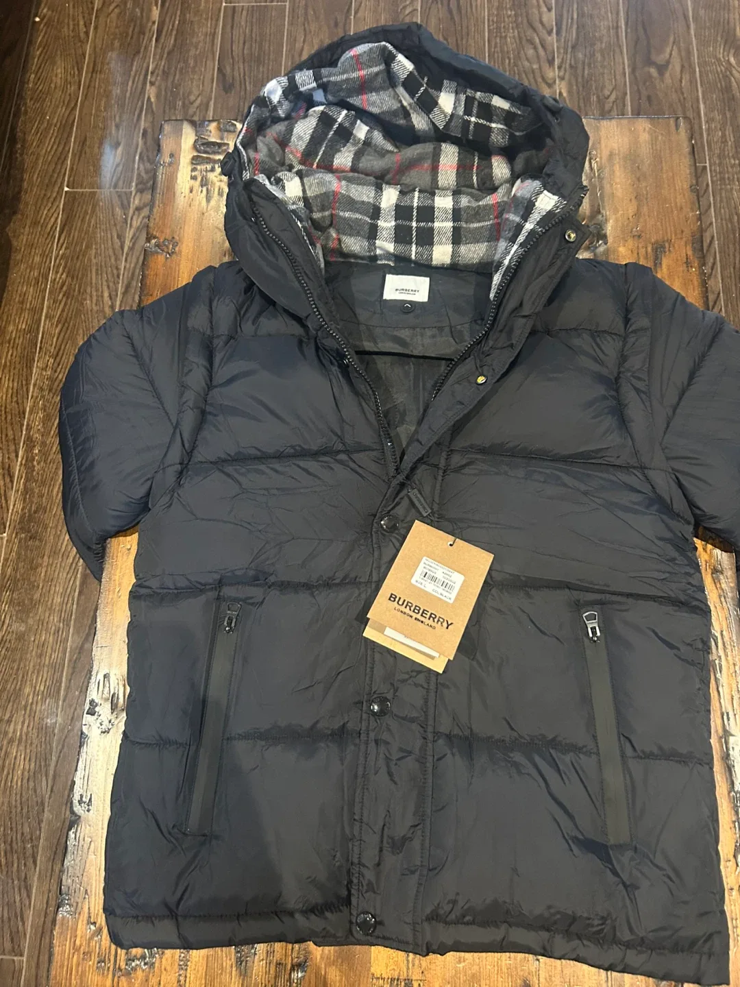 Burberry puff jacket