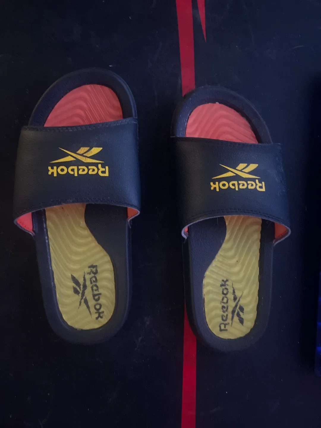 Reebok Slides - Black and Orange image indicator(3)