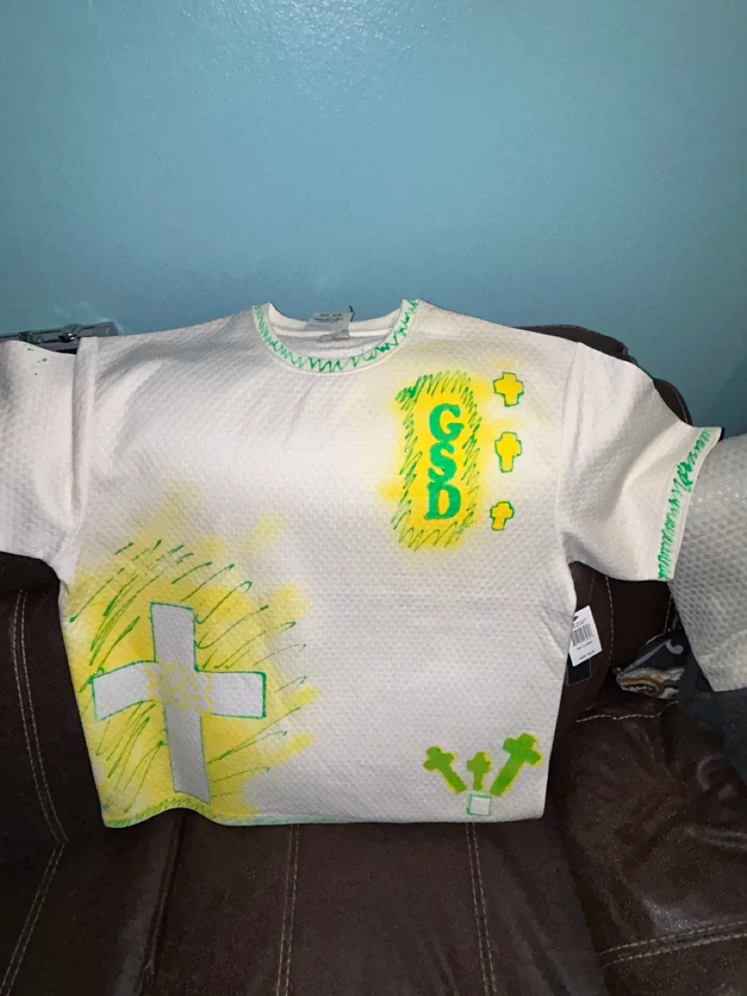 Handmade Godsent Details Love Shirt