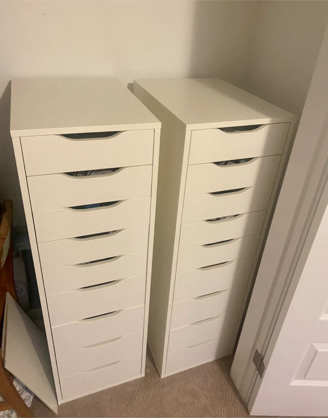 2 IKEA Alex 9 Drawer Unit