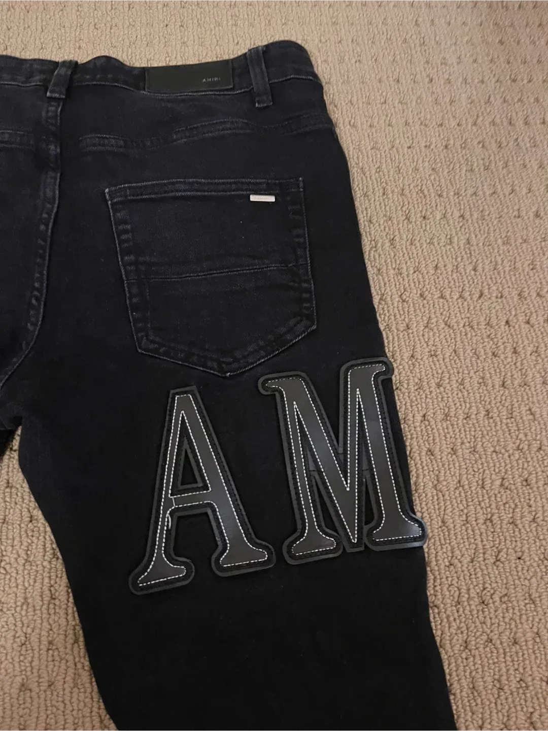 Amiri MX1 Distressed Black Jeans - Size 31 image indicator(3)