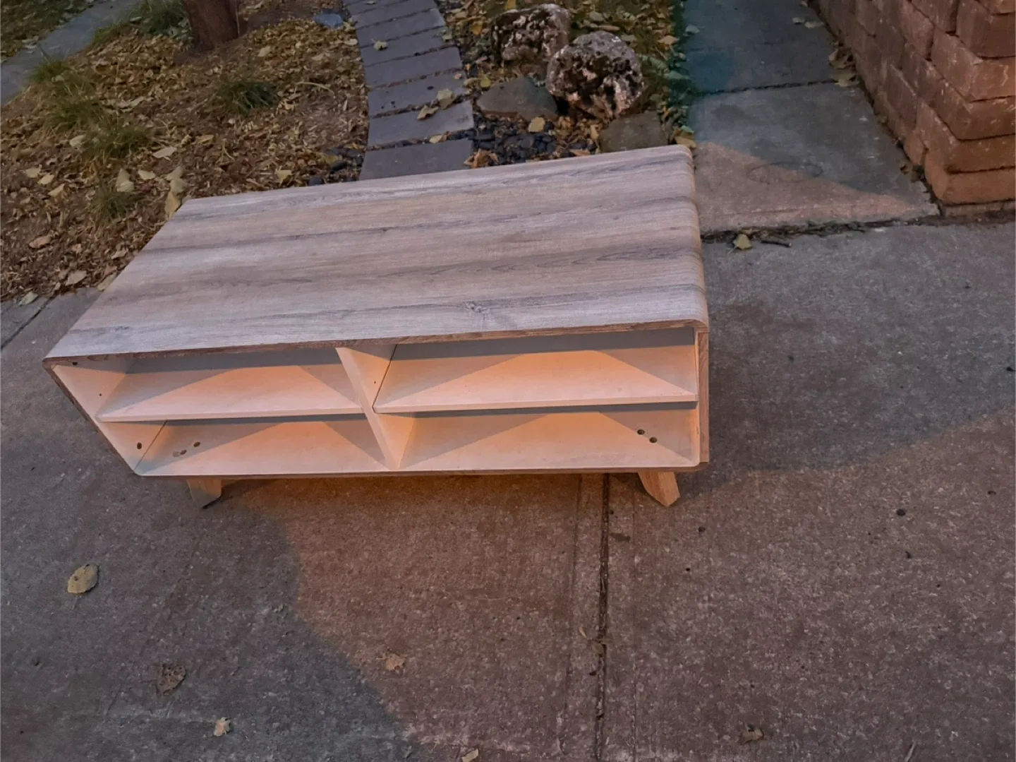 Wooden Storage Shelf Unit image indicator(2)