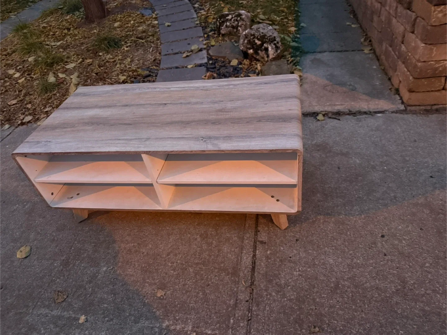 Wooden Storage Shelf Unit image indicator(3)