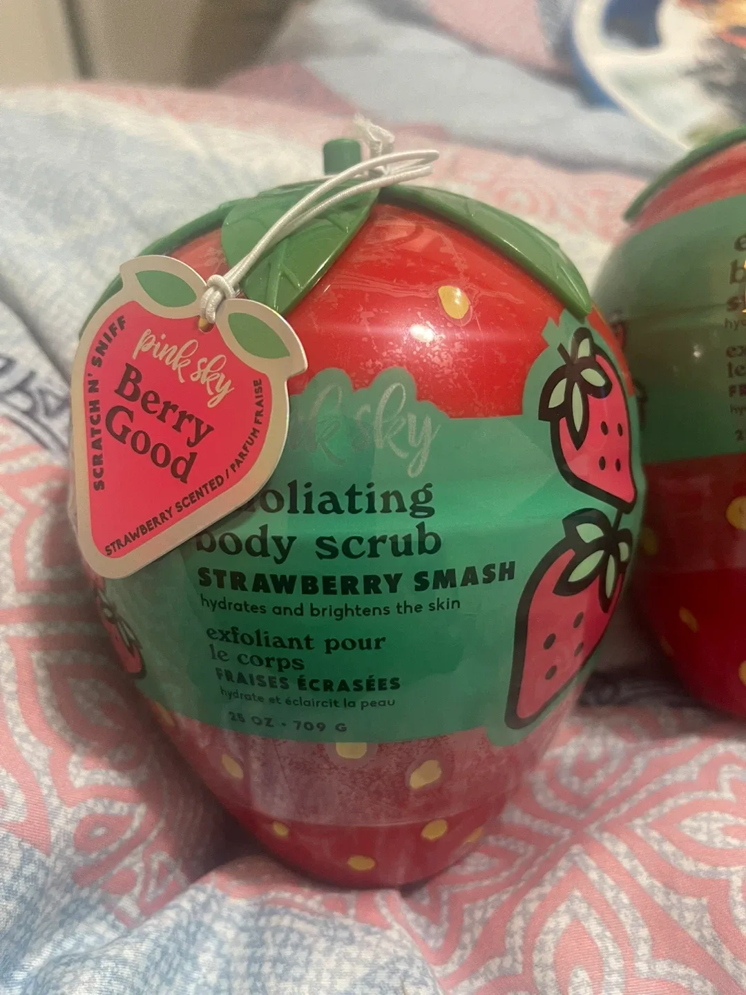 Pink Sky Strawberry Smash Exfoliating Body Scrub