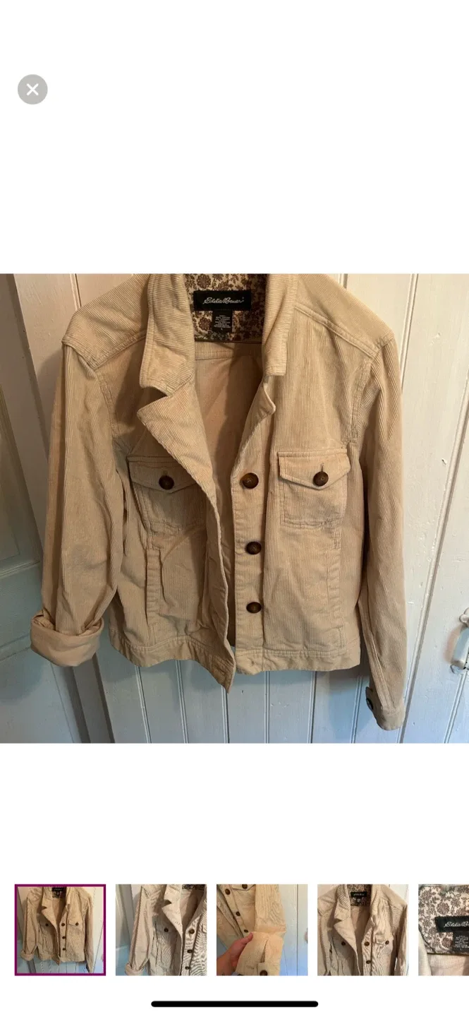 Eddie Bauer Corduroy Jacket - Size L