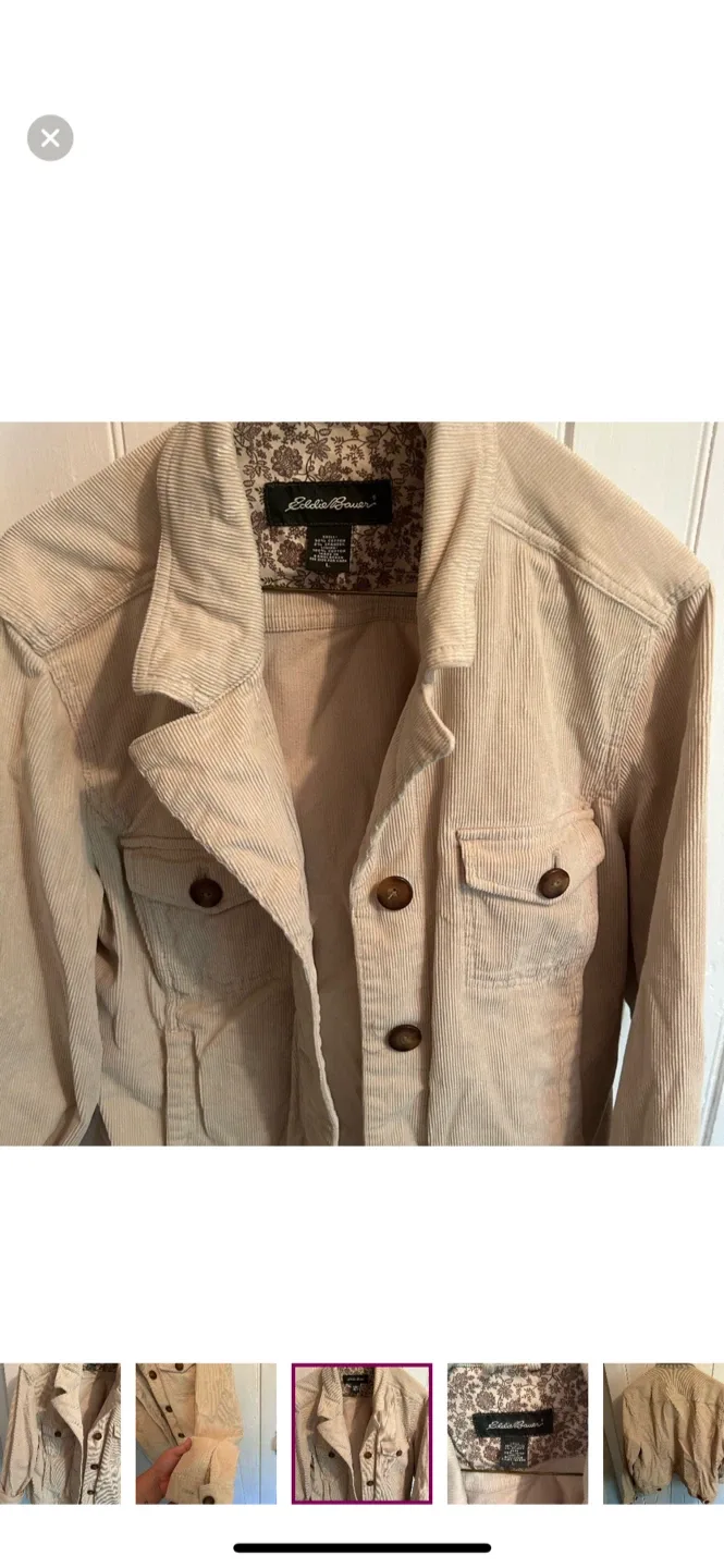 Eddie Bauer Corduroy Jacket - Size L image indicator(4)