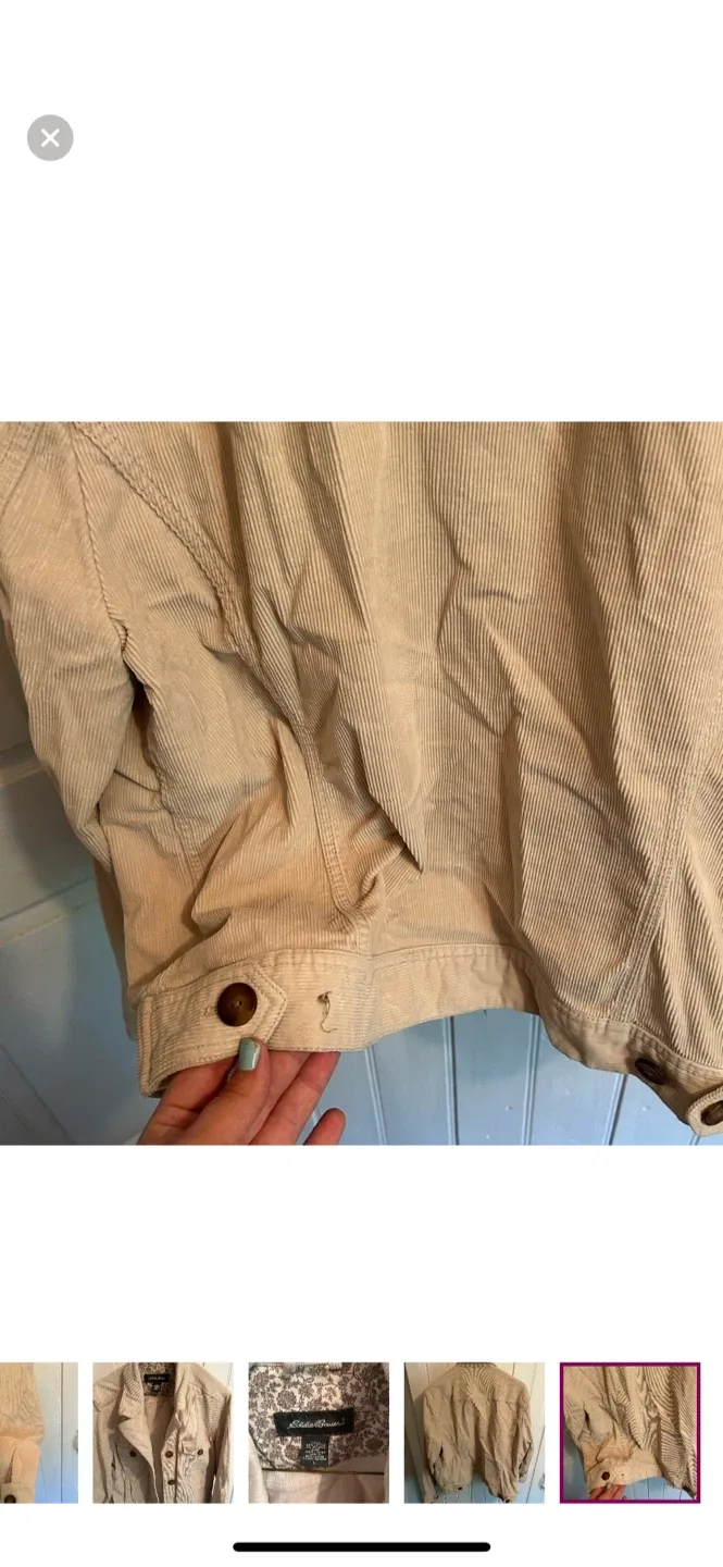 Eddie Bauer Corduroy Jacket - Size L image indicator(7)
