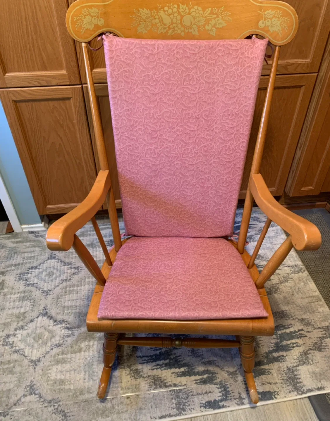 Vintage Wooden Rocking Chair