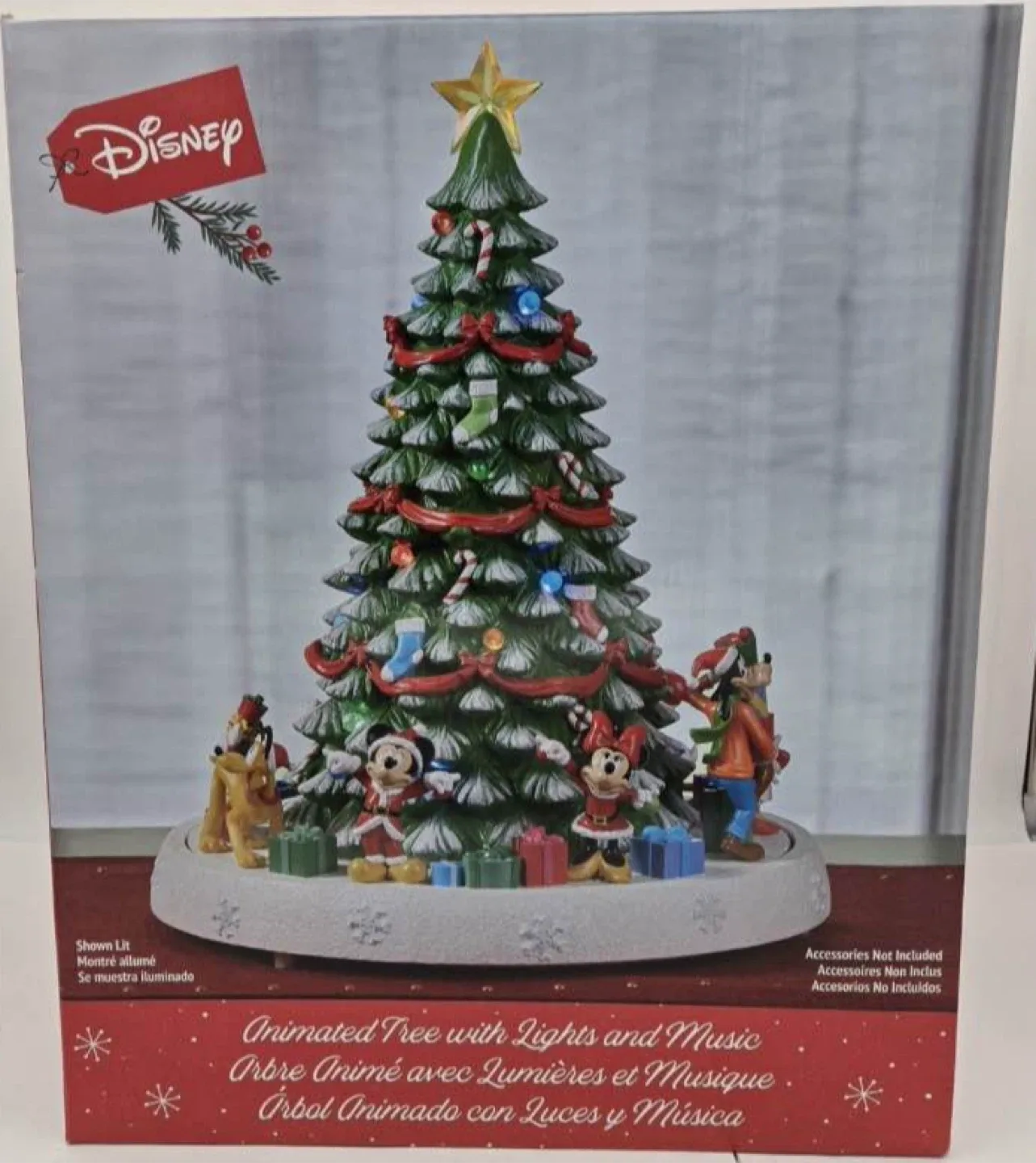 Disney Animated Tree with Lights and Music