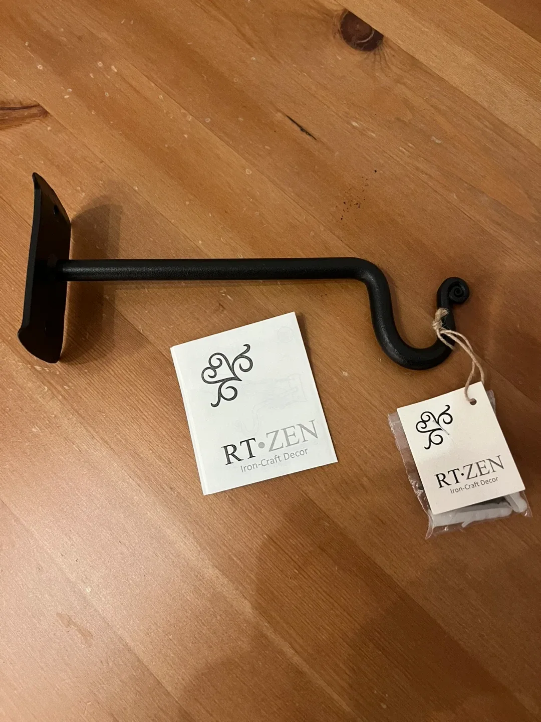 RT-ZEN Iron-Craft Decor Wall Hook - New in Package!