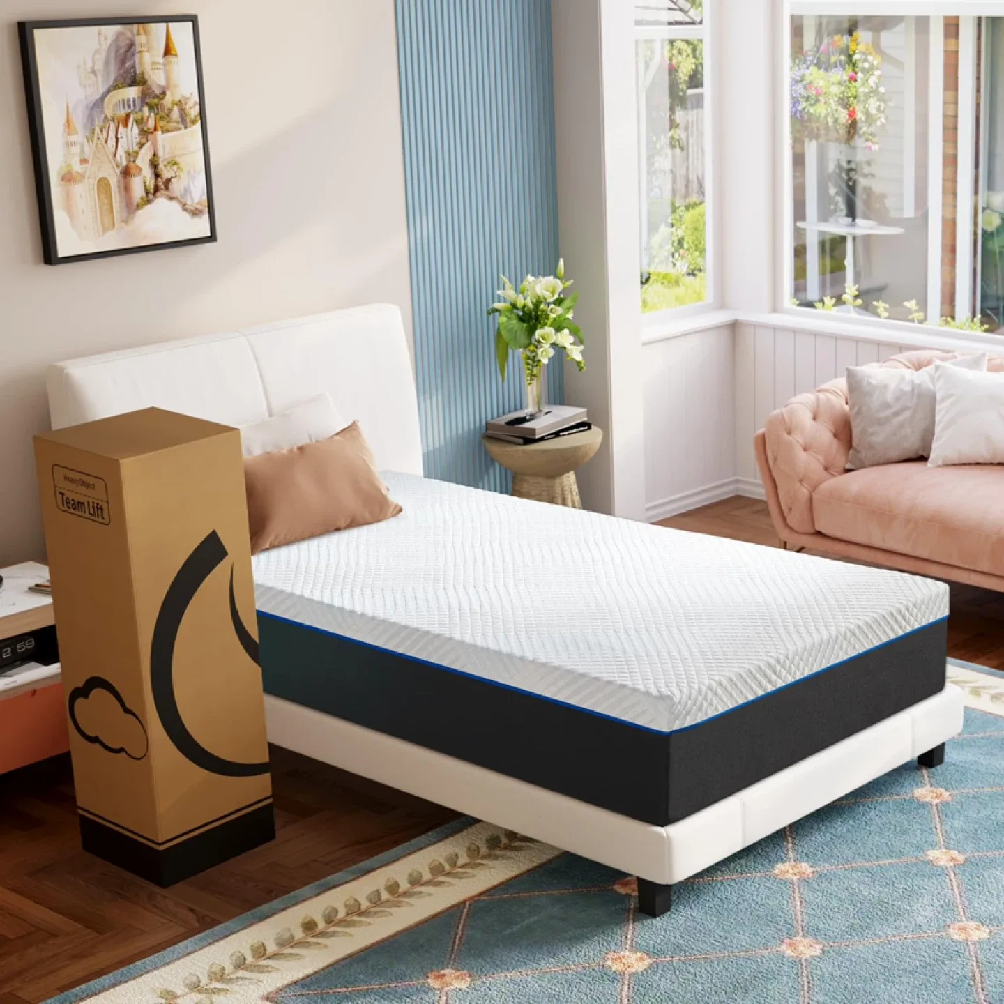 Twolike 10 inch Memorys Foam Twin Size Mattress image indicator(3)