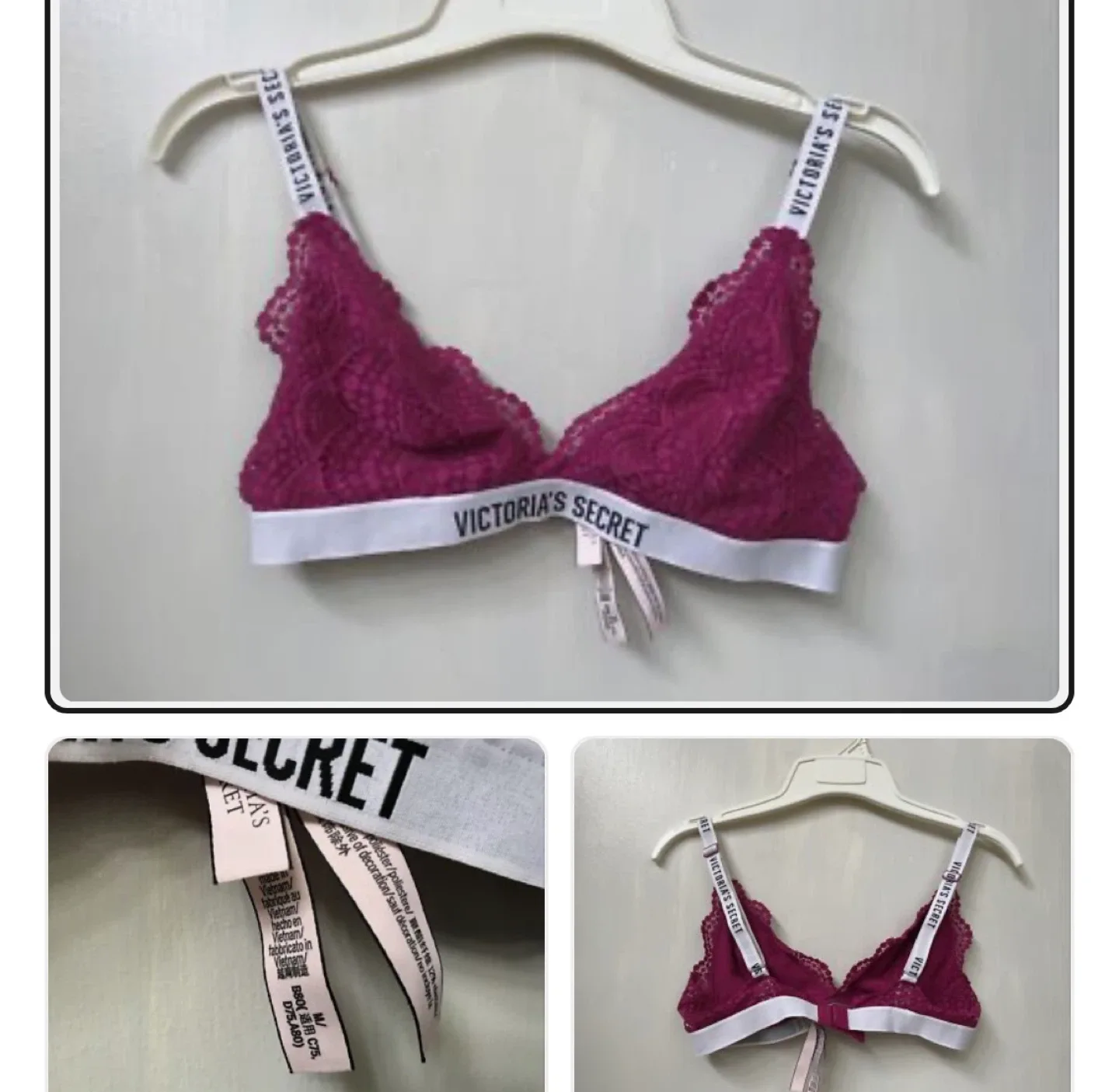 Victoria's Secret Lace Bralette size small image indicator(4)
