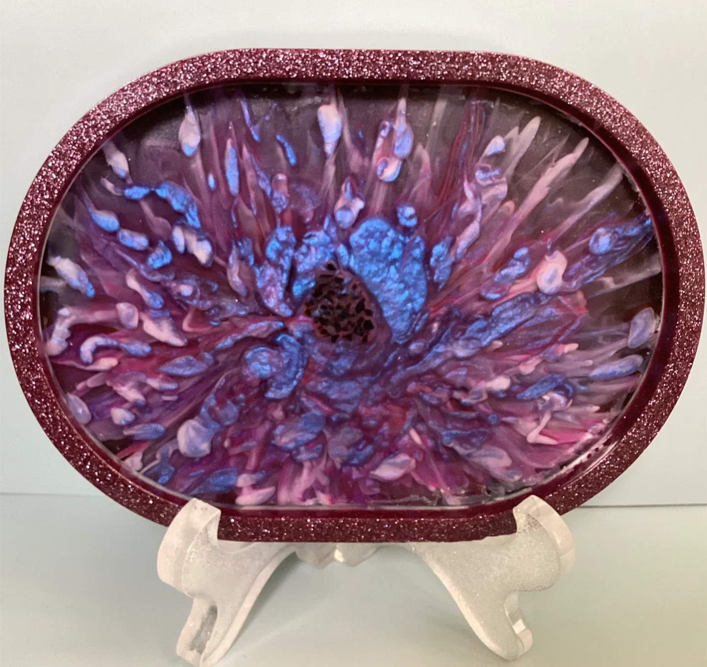 Handmade Resin Art Tray image indicator(5)