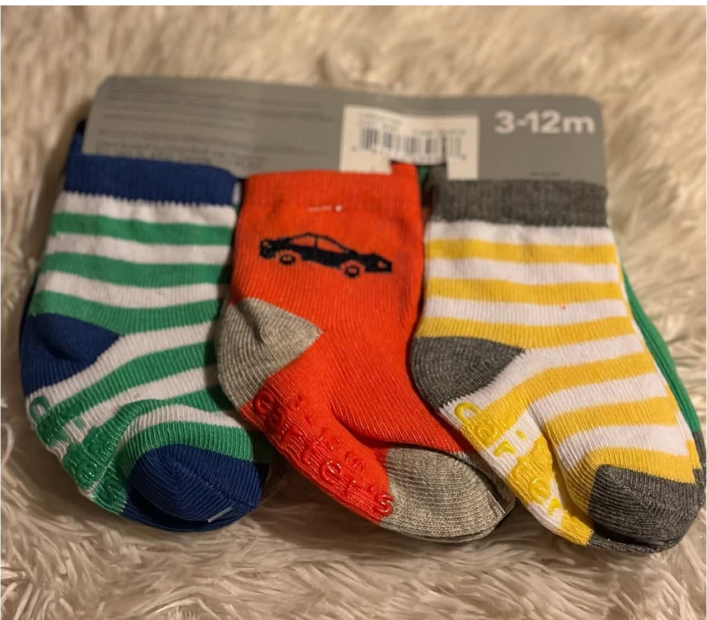 Carter's Baby Socks, 3-12 Months (6 Pairs) - photo 2