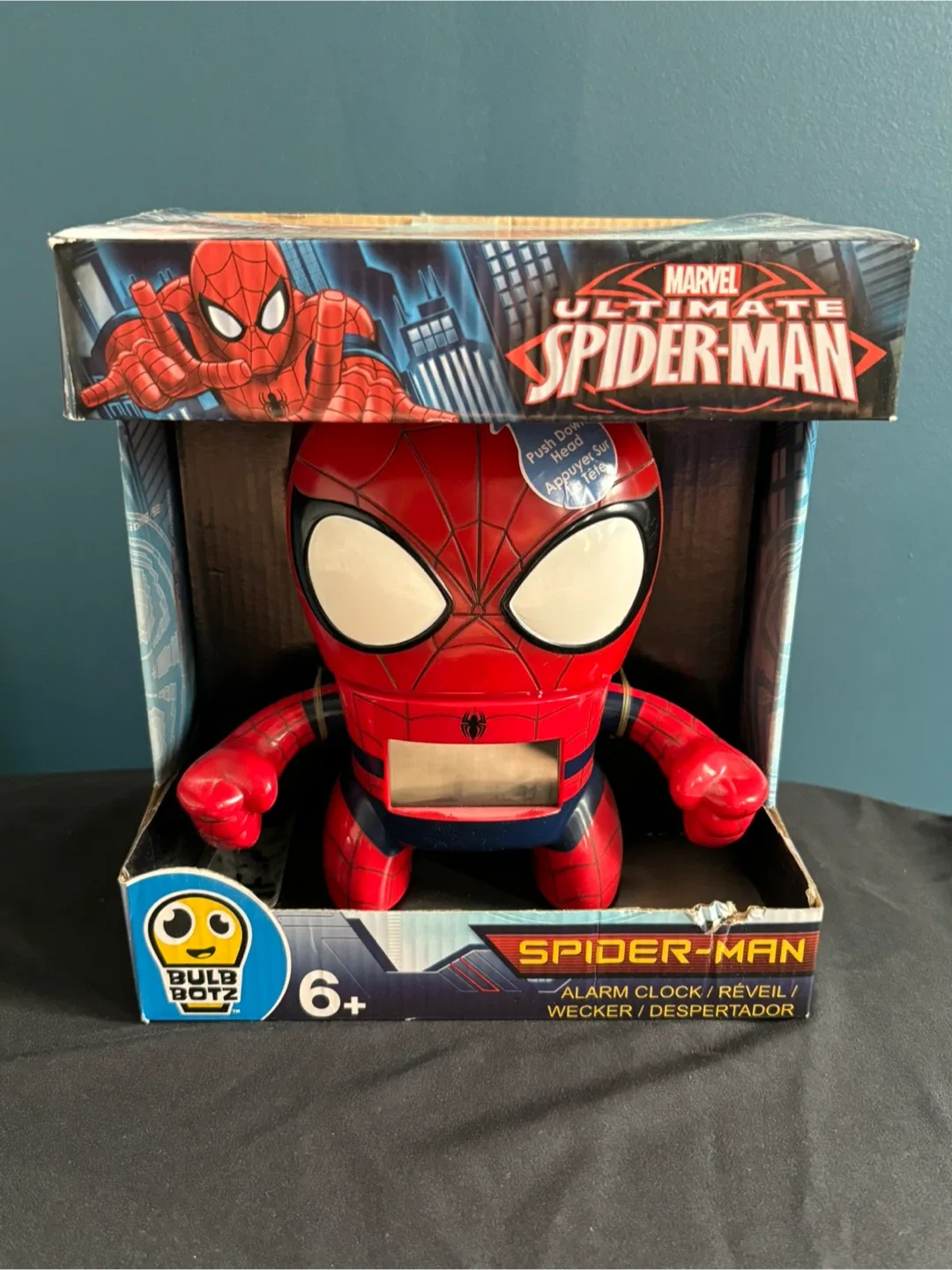 Bulb Botz Marvel Ultimate Spider-Man Alarm Clock
