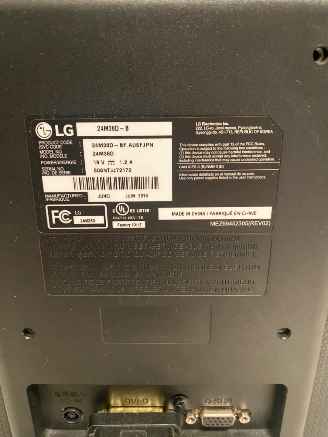 LG 24M38D-B & Samsung S24R350FHN 24" Monitors image indicator(3)