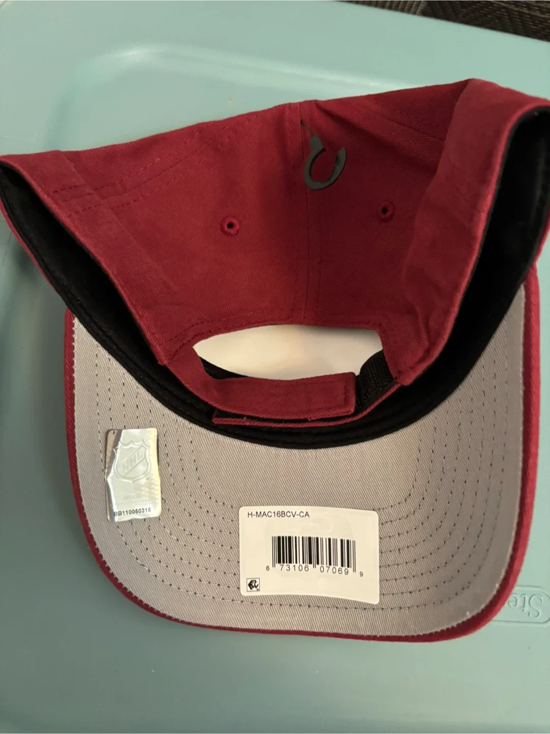 Colorado Avalanche Adjustable Hat image indicator(2)