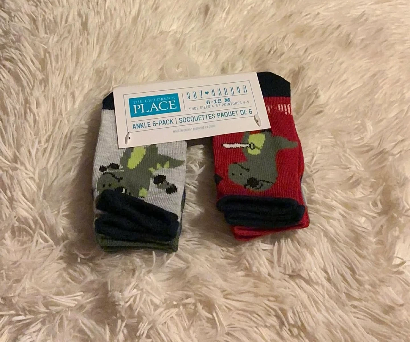 The Children's Place Ankle Socks 6-Pack (6-12M)