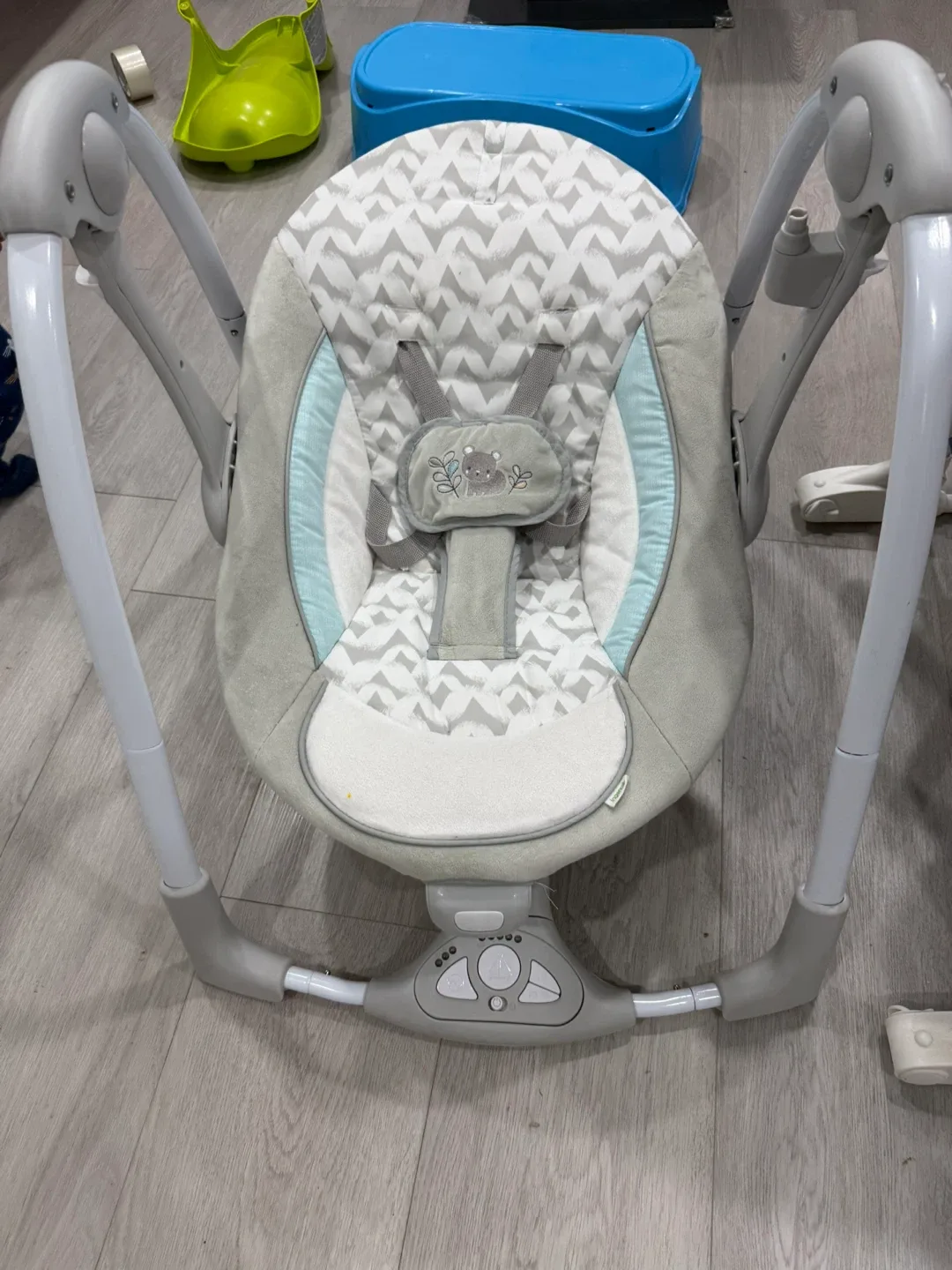 Ingenuity ConvertMe Swing-2-Seat Grey/White