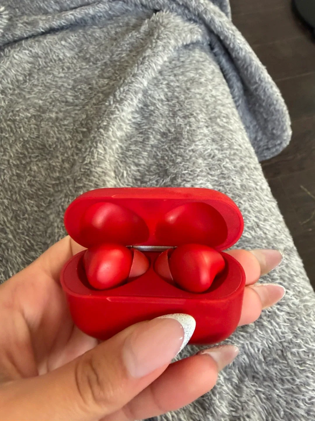 Red Wireless Earbuds